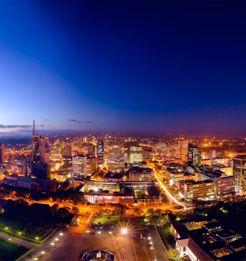 Anga la Nairobi jioni